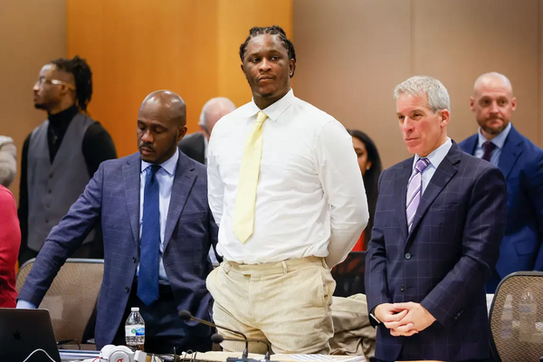 Young Thug in court.