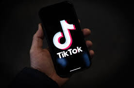 A phone with the logo for the app Tik Tok 
that may be banned