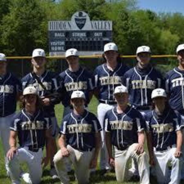 Hidden Valley Baseball team, ready for the season to begin.